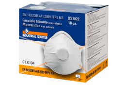 DS7822 FACCIALE FILTRANTE FFP2 CON VALVOLA EN 149