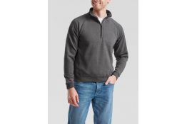 620320 FELPA UNISEX MEZZA ZIP PREMIUM