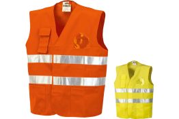 01250 GILET TASCHE ALTA VISIBILITA' EN 20471