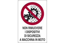 SEGNALE DI DIVIETO ARTICOLO 01109100