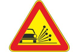 FIGURA 390 MATERIALE INSTABILE SU SRADA
