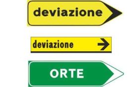 FIGURA 407 SEGNALI DI DIREZIONE