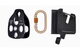 AKKITREC30 - KIT FORMATO DA PULEGGIA, PIASTRA E MOSCHETTONE INDUSTRIAL STARTER