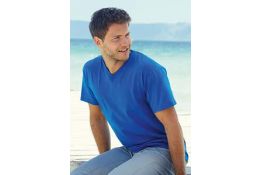T-SHIRT COTONE COLLO V 610660