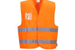 C475 GILET CON PORTA BADGE HI - VIS