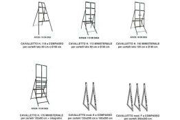 CAVALLETTI PER SEGNALETICA TEMPORANEA