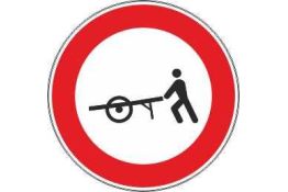 FIGURA 57 TRANSITO VIETATO AI VEICOLI A BRACCIA