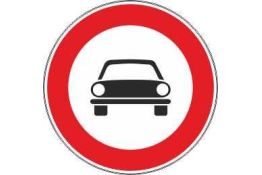 FIGURA 58 TRANSITO VIETATO A TUTTI GLI AUTOVEICOLI