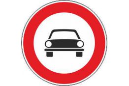 FIGURA 58 TRANSITO VIETATO A TUTTI GLI AUTOVEICOLI