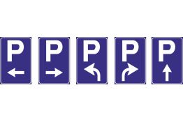 FIGURA 77 B/C/D/E/F PREAVVISO DI PARCHEGGIO