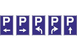FIGURA 77 B/C/D/E/F PREAVVISO DI PARCHEGGIO