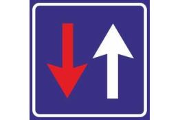 FIGURA 45 DIRITTO DI PRECEDENZA NEI SENSI UNICI ALTERNATI