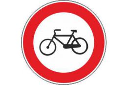 FIGURA 55 TRANSITO VIETATO ALLE BICICLETTE