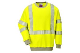 FR72 - FELPA HI-VIS ANTI STATICA E IGNIFUGA PORTWEST