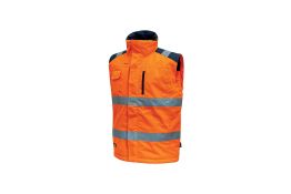 PRIME GILET IMBOTTITO H.V. ARANCIO COFRA