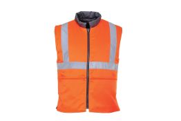 RT44 - GILET IMBOTTITO REVERSIBILE H.V. ARANCIO PORTWEST