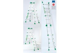 590G - SCALA TELESCOPICA IN ALLUMINIO