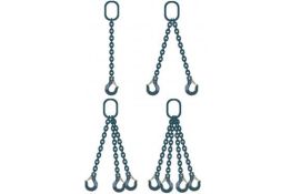BRACHE DI CATENA IN ACCIAIO LEGATO CON GANCI ACCORCIATORI
